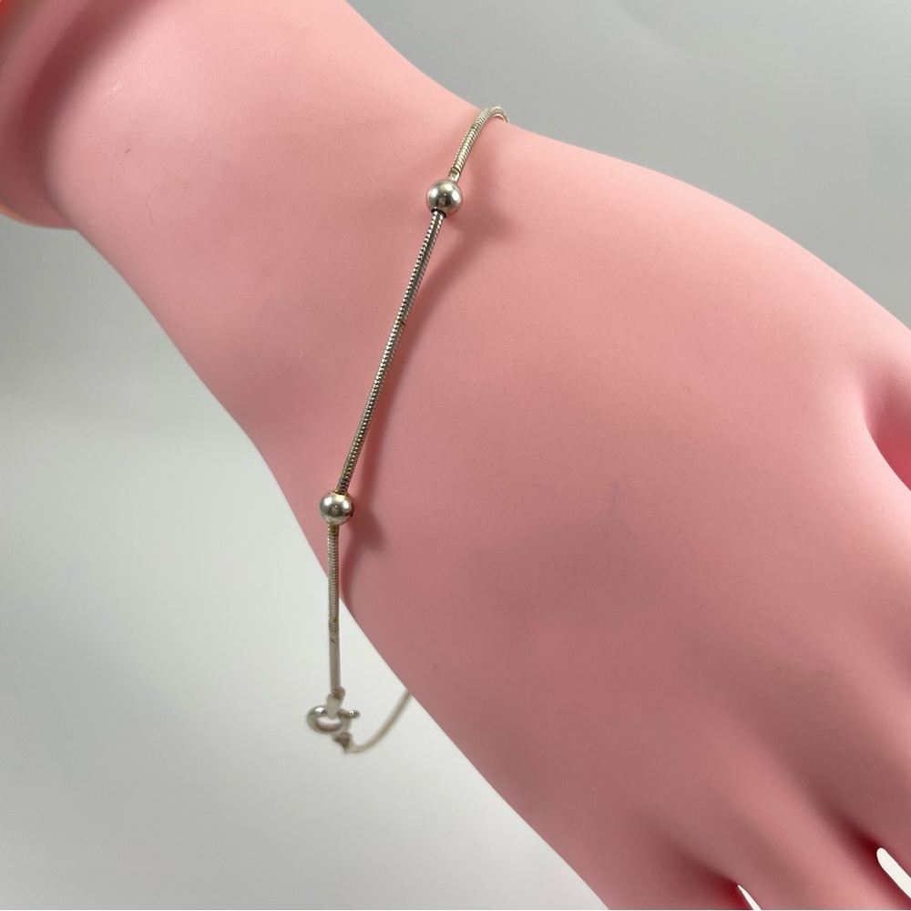 Beautiful 925 Sterling Silver Italy Bracelet Size 8.5